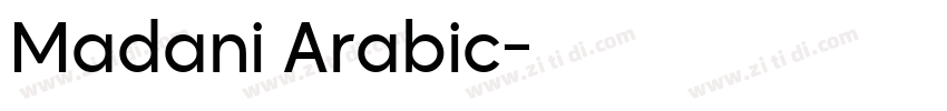 Madani Arabic字体转换